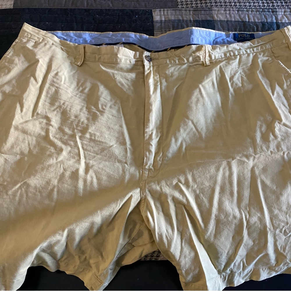 Polo by Ralph Lauren Light Tan Flat-Front Men’s Shorts